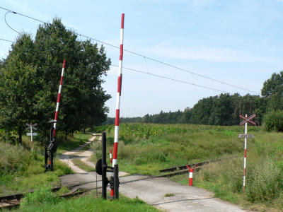 Dnes již zrušené mechanické závory v Plchůvkách (foto: Mechaniky.cz)